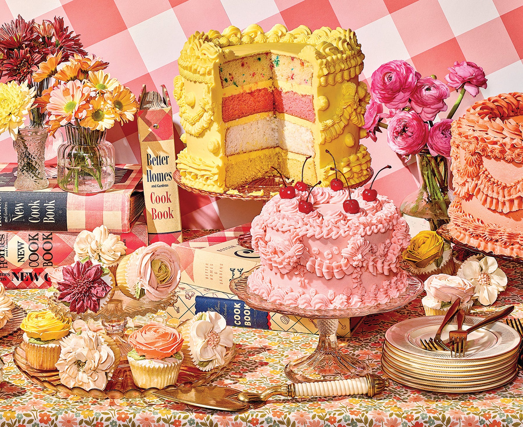 1000-Piece Puzzle - Flour Power - by Piecework