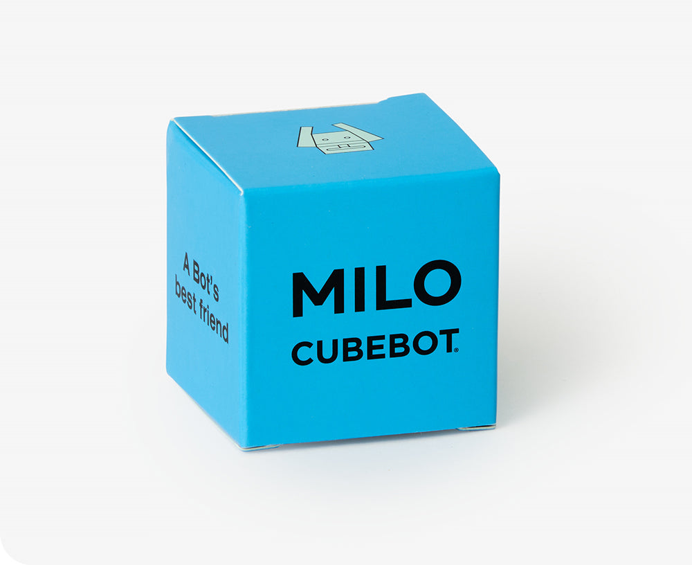 Cubebot Milo Micro in Blue by Areaware