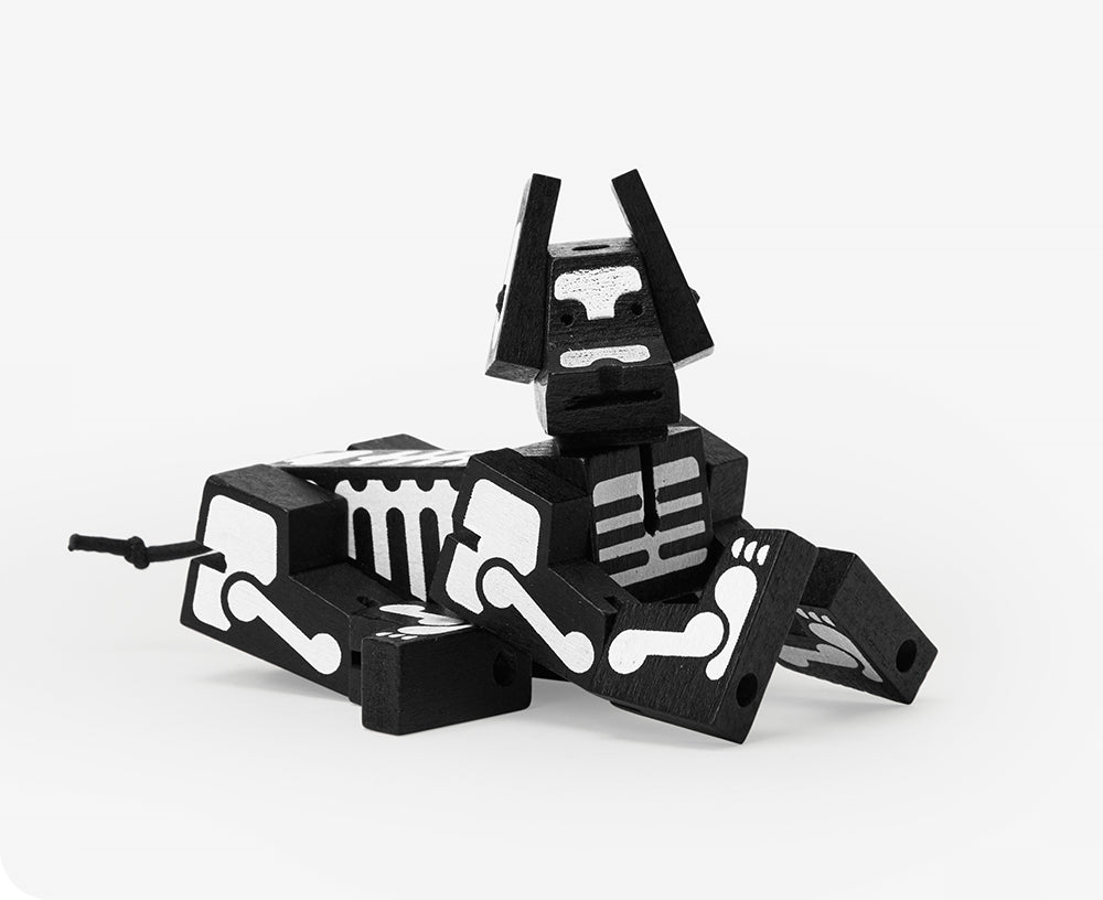 Cubebot Milo Micro Skeleton by Areaware
