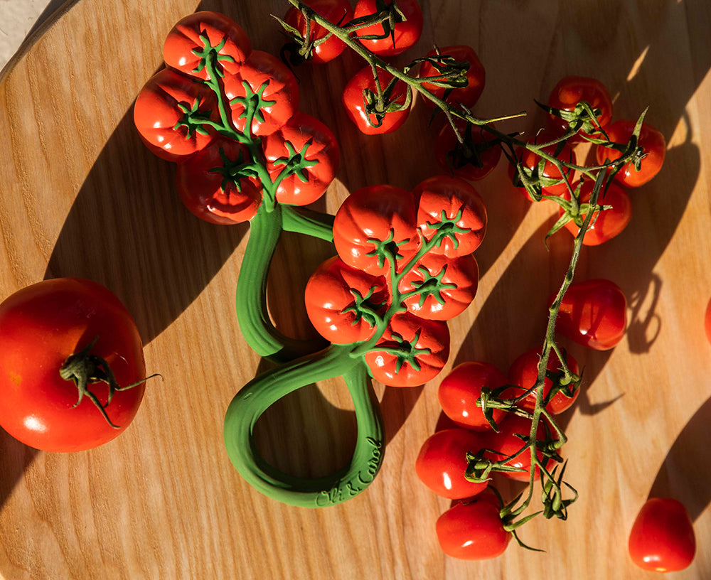 Tomatoes Chewable Rattle by Oli & Carol