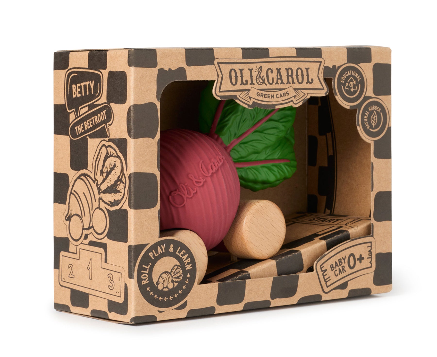 Car Toy - Beetroot - by Oli & Carol