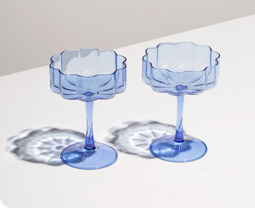 Wave Coupe Set in Blue by Fazeek