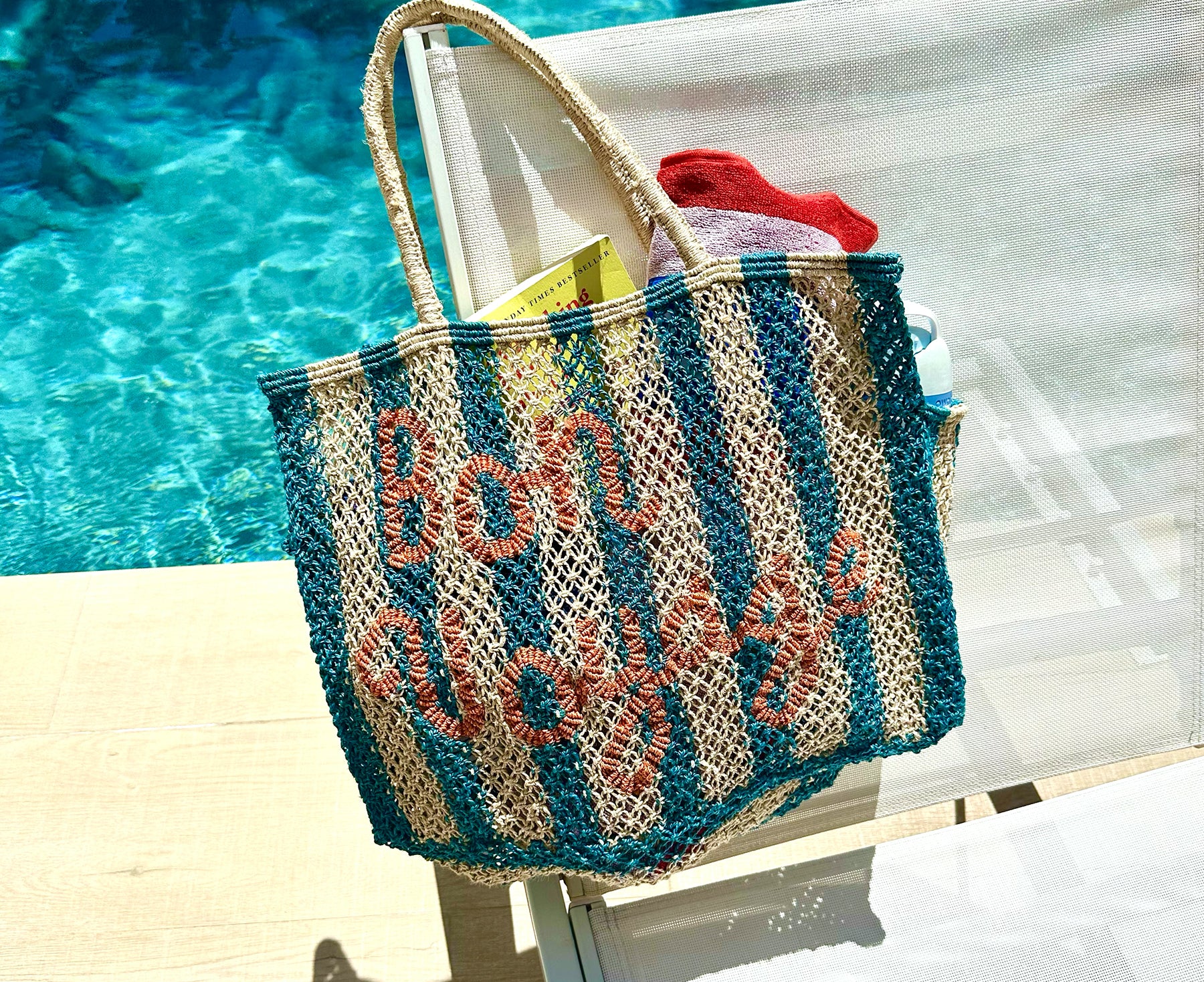 Jute Word Bag - Bon Voyage - by The Jacksons