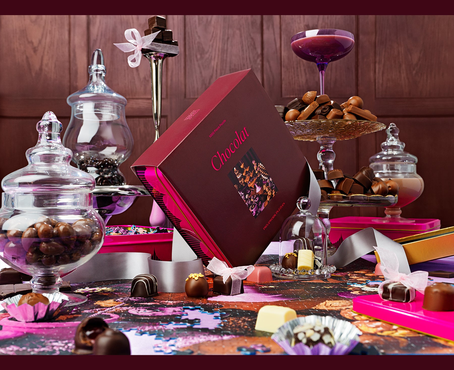 1000-Piece Puzzle - Chocolat Tin - by Piecework