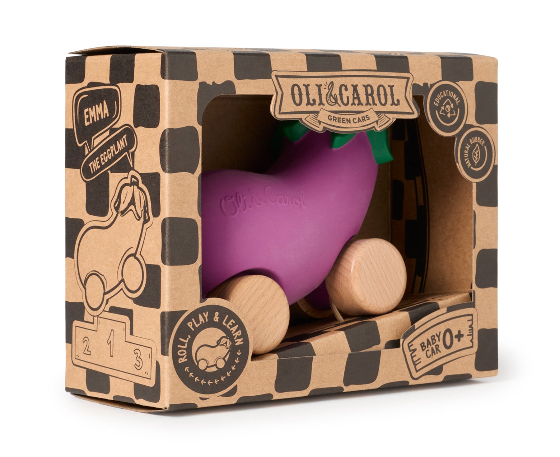 Car Toy - Eggplant - by Oli & Carol