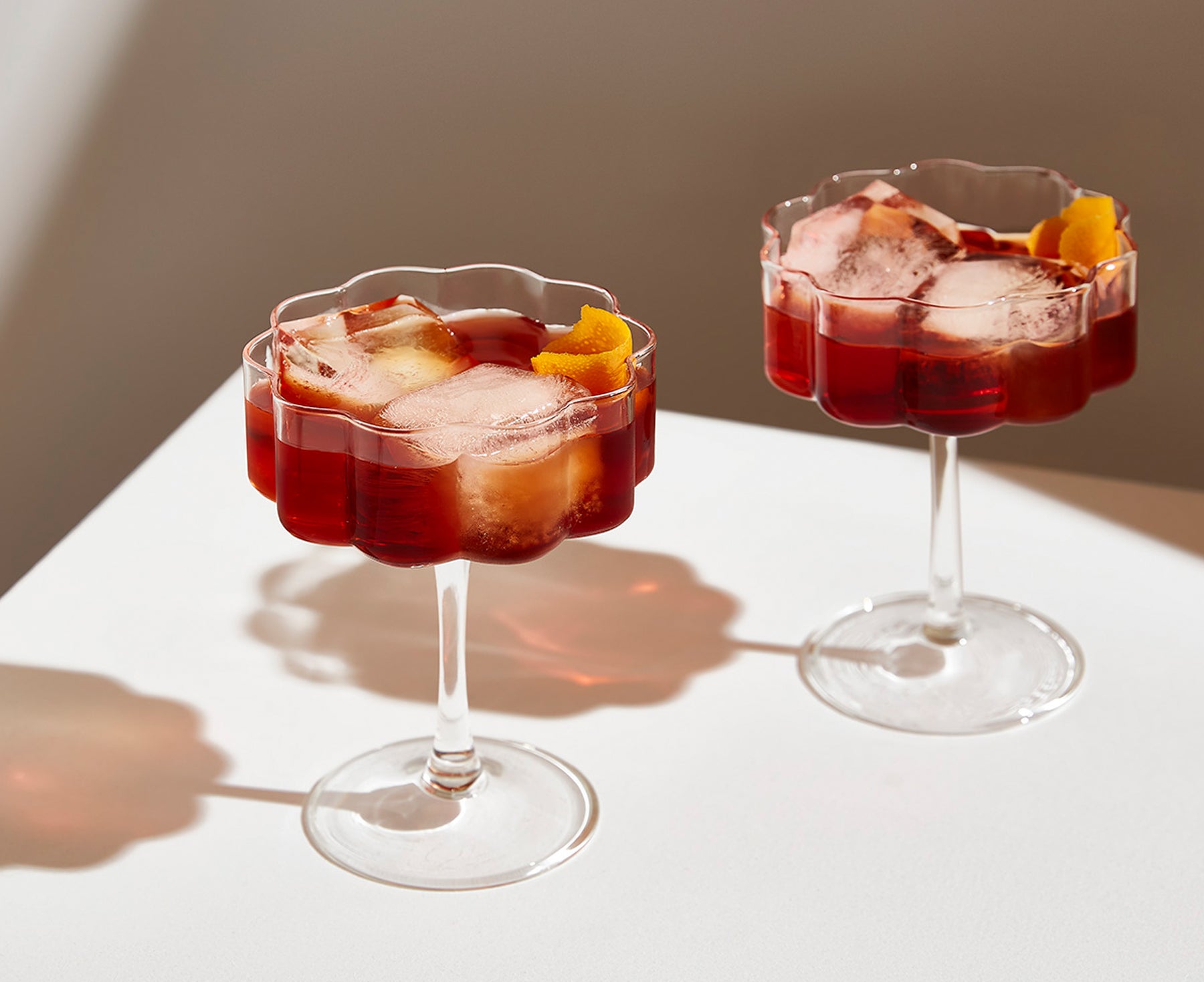 Wave Coupes Set of Four Mixed by Fazeek