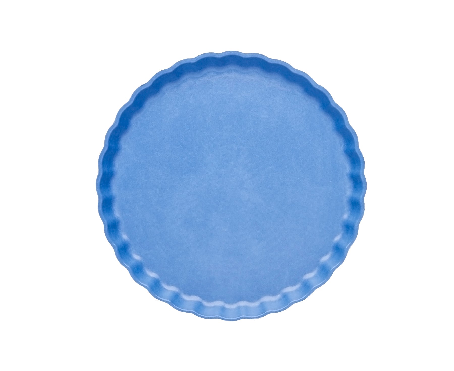 Blue Scalloped Disposable Salad Plate Set by Sophistiplate