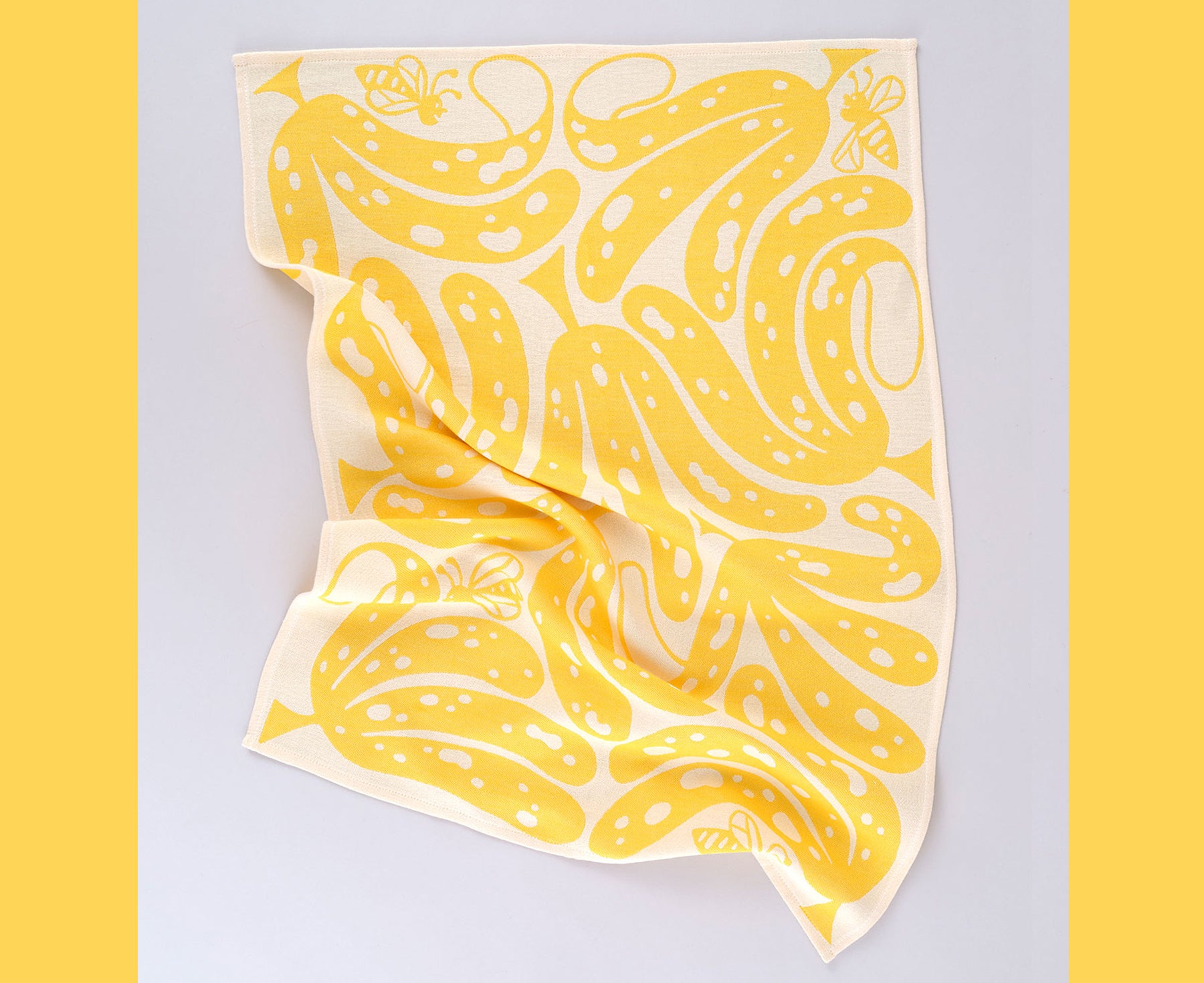 Woven Cotton Dish Towel - Go Bananas - by Wrap