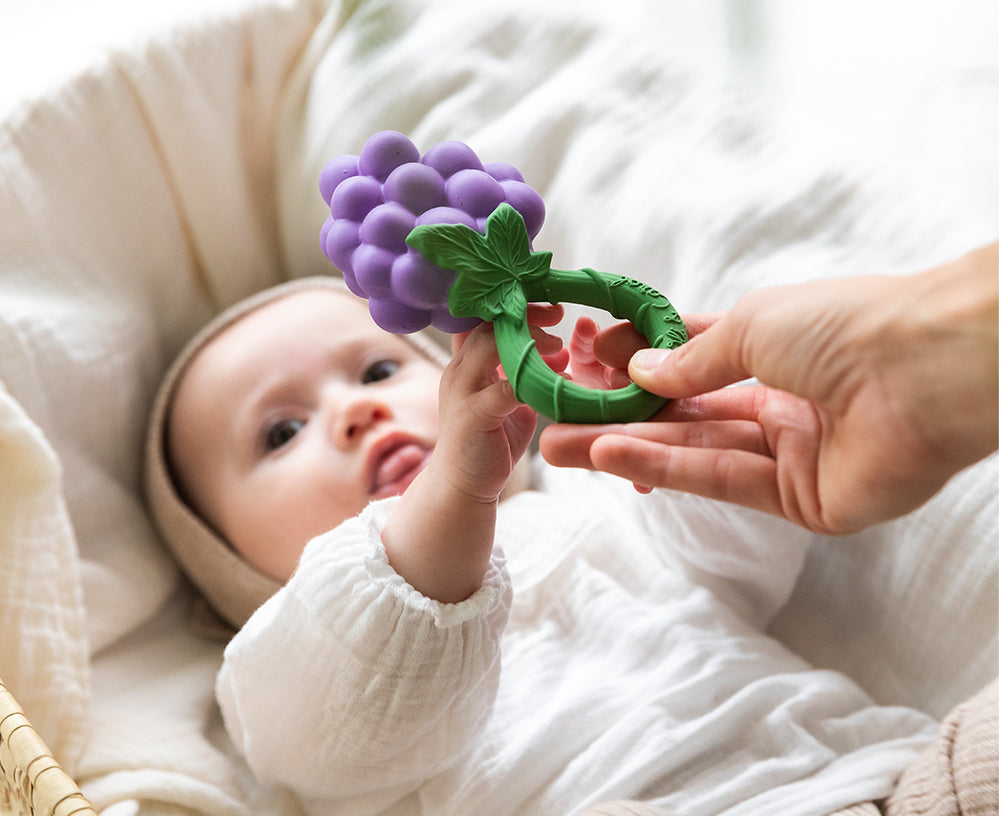 Grapes Chewable Rattle by Oli & Carol
