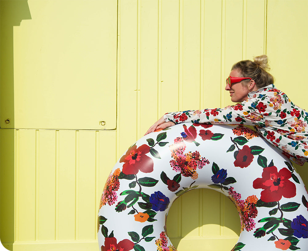 Pool Float - Hibiscus - by The Nice Fleet