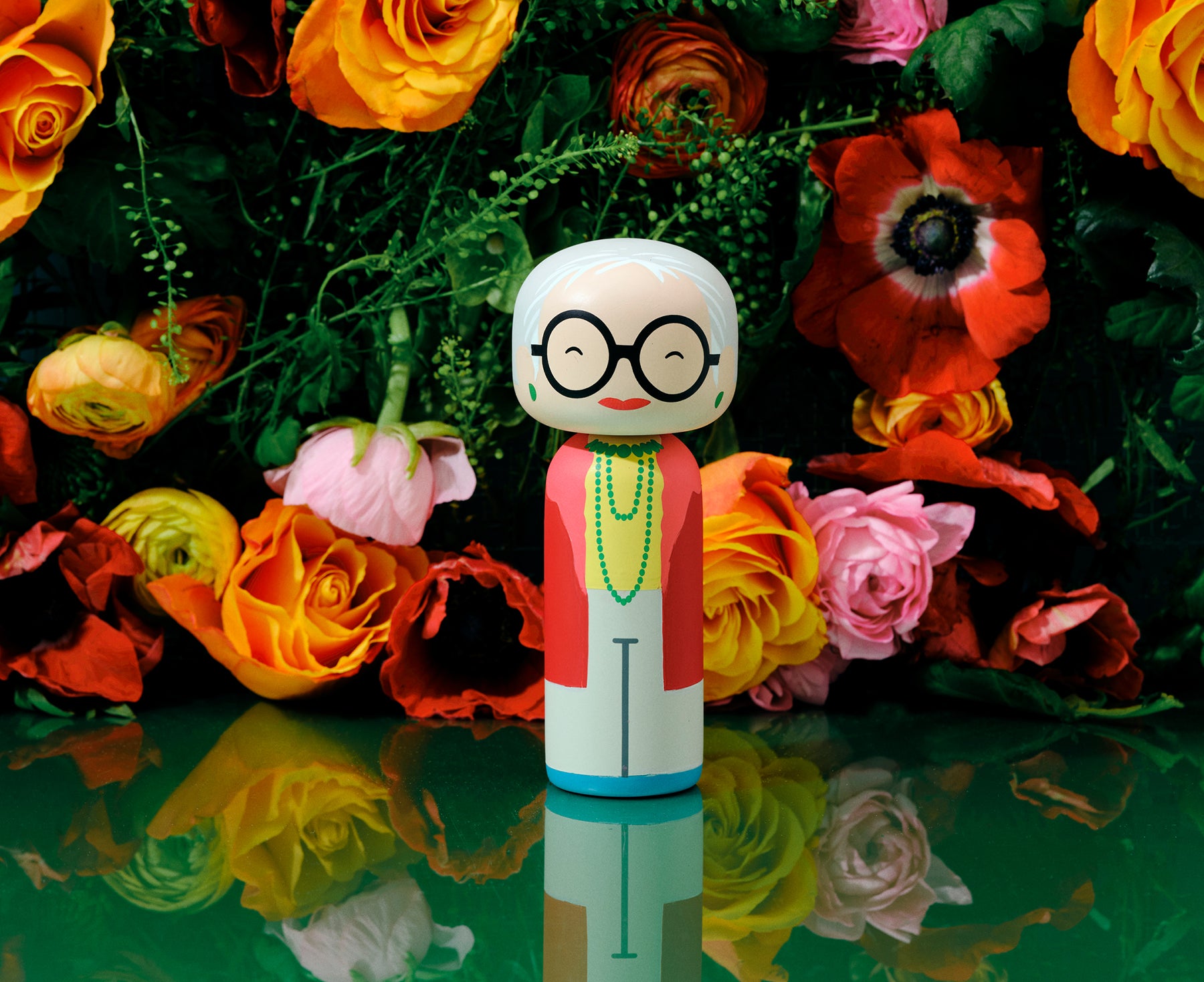 Iris Limited Edition Kokeshi Doll by Sketch.inc for Lucie Kaas