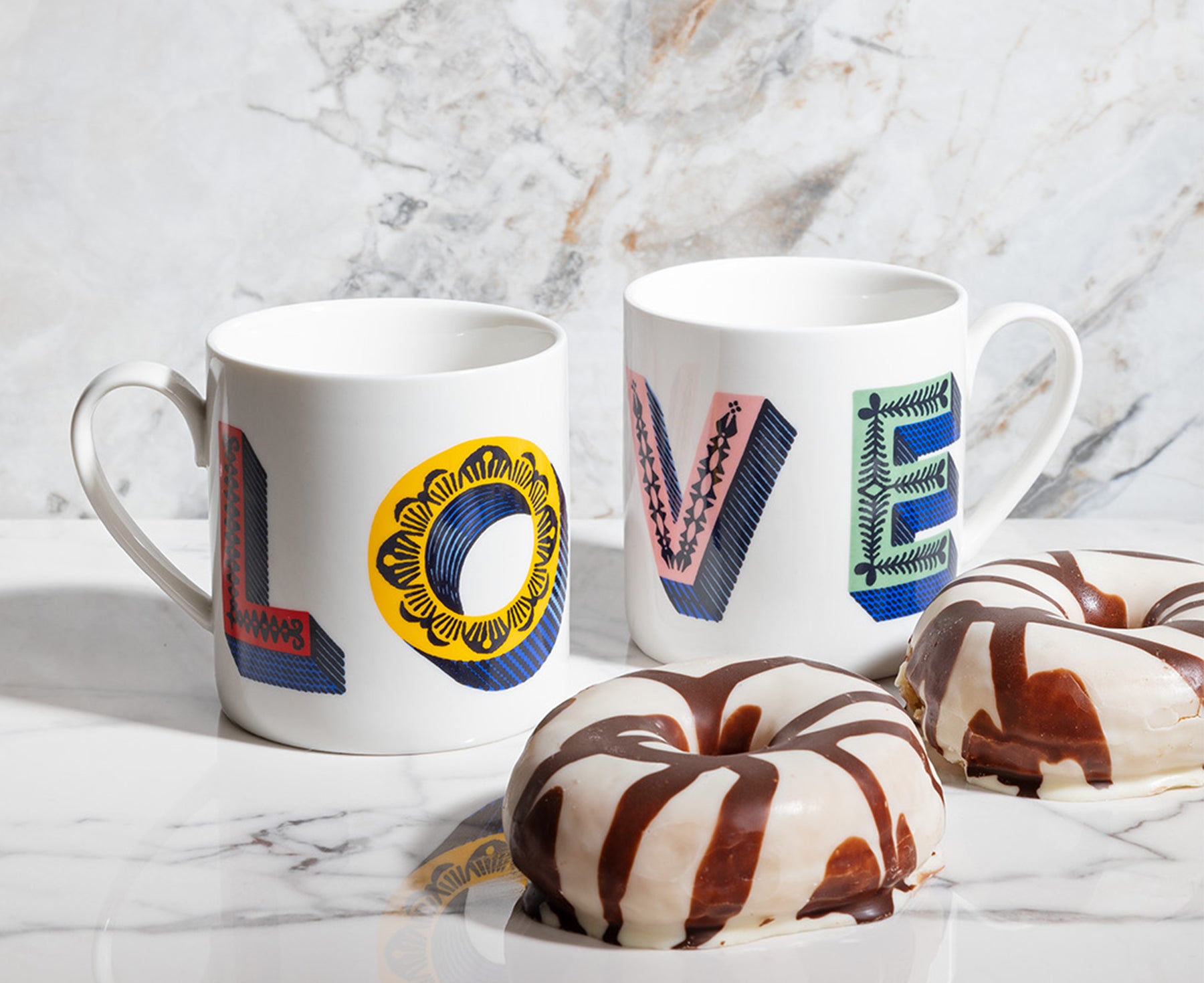 Word Porcelain Mug - Love - by Jamida