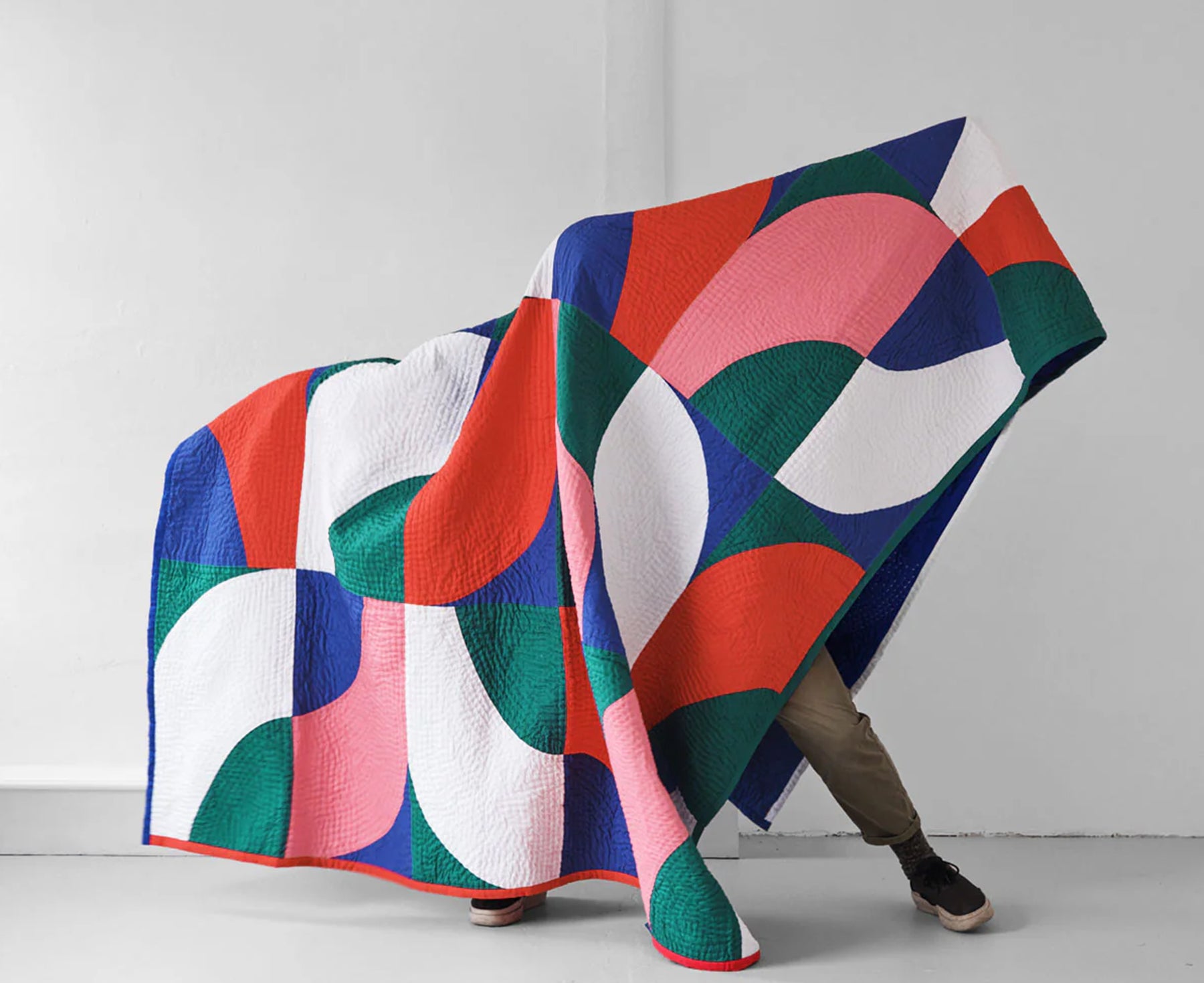 Kaleidoscope Handmade Cotton Quilt by Wrap