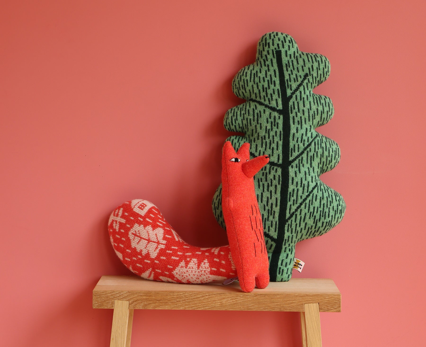 Leaf Pillow in Green by Donna Wilson