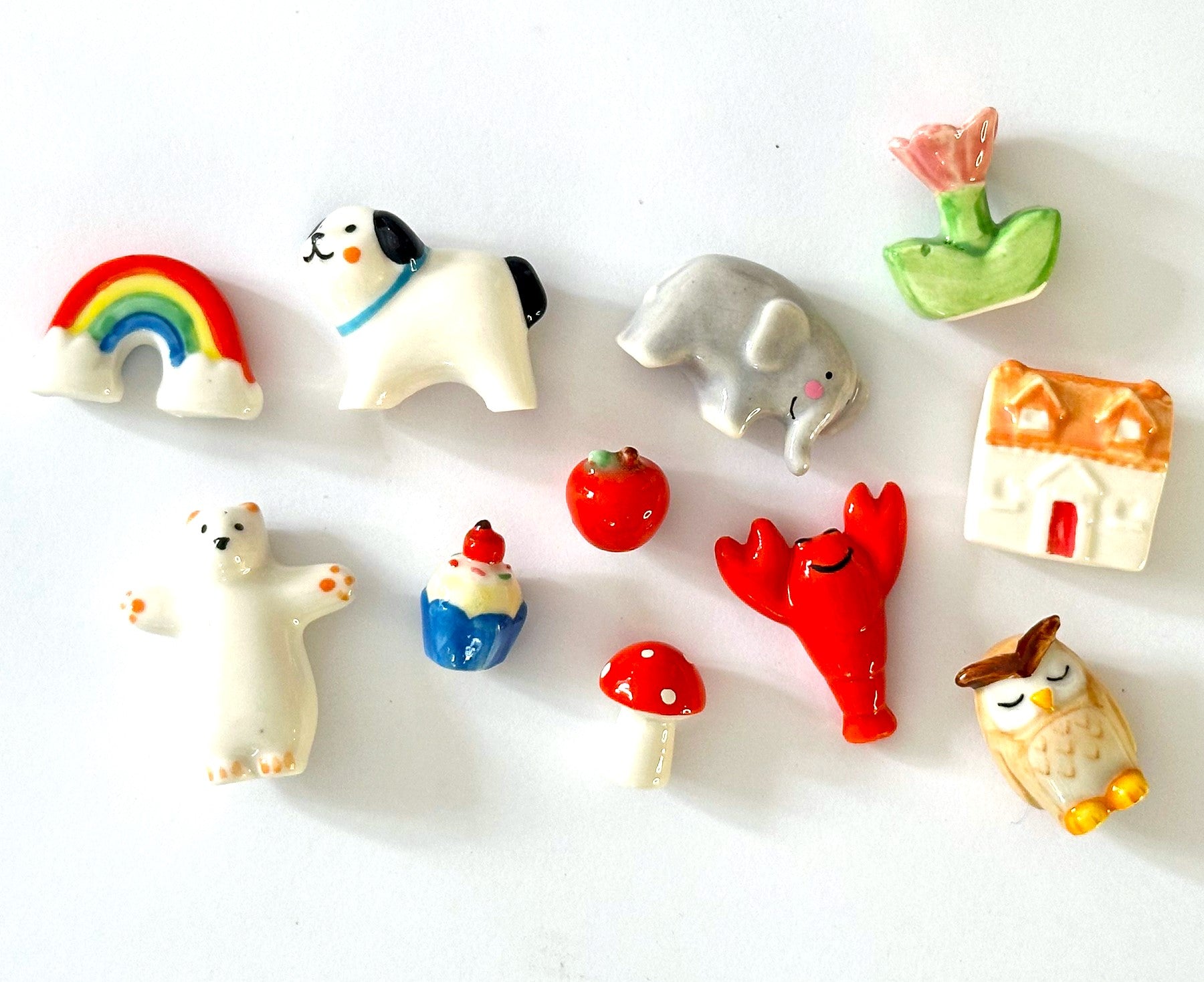 Tiny Ceramic Matchbox Tokens by Lisa Angel