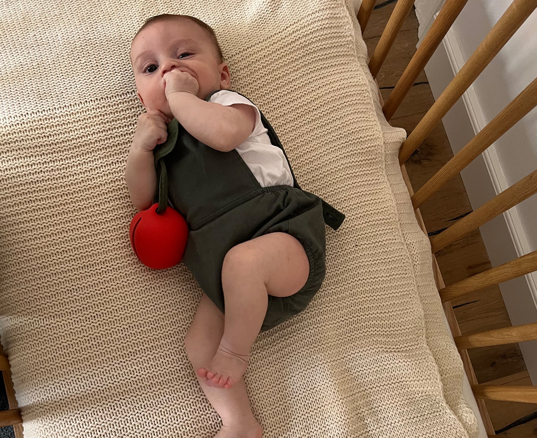 Apple Chewable Pacifier Case by Oli & Carol