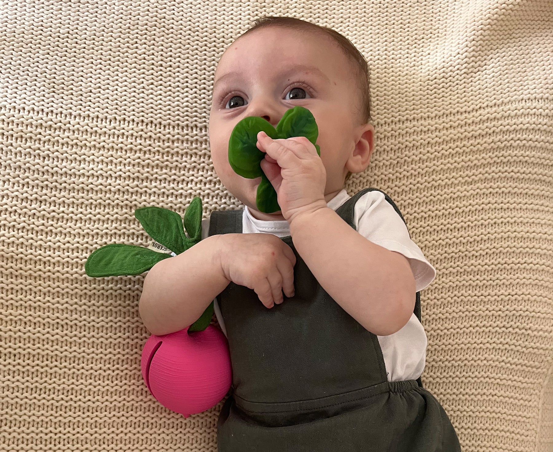 Chewable Pacifier Case - Radish - by Oli & Carol