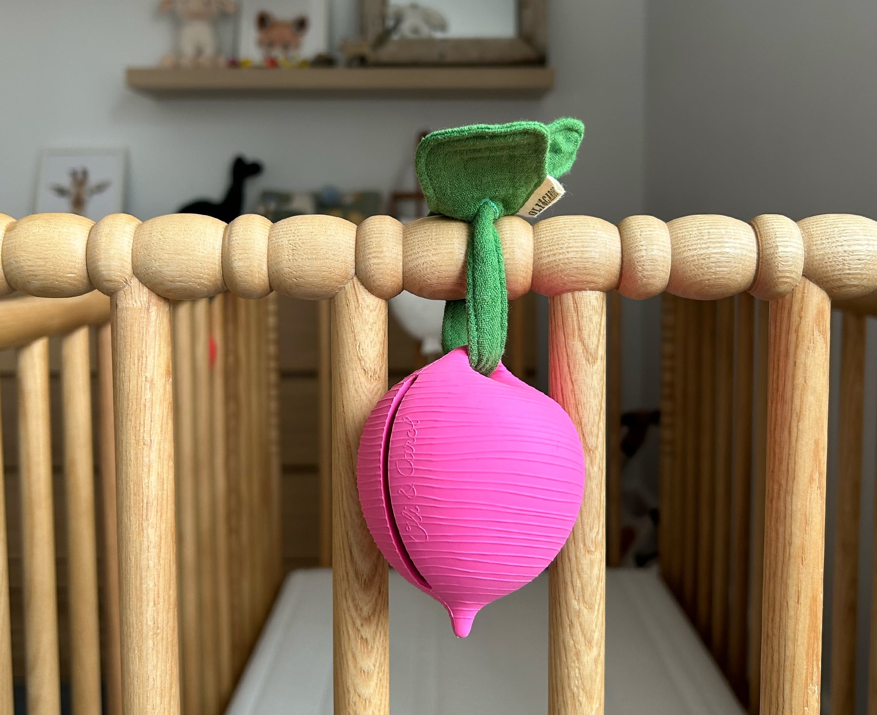 Chewable Pacifier Case - Radish - by Oli & Carol
