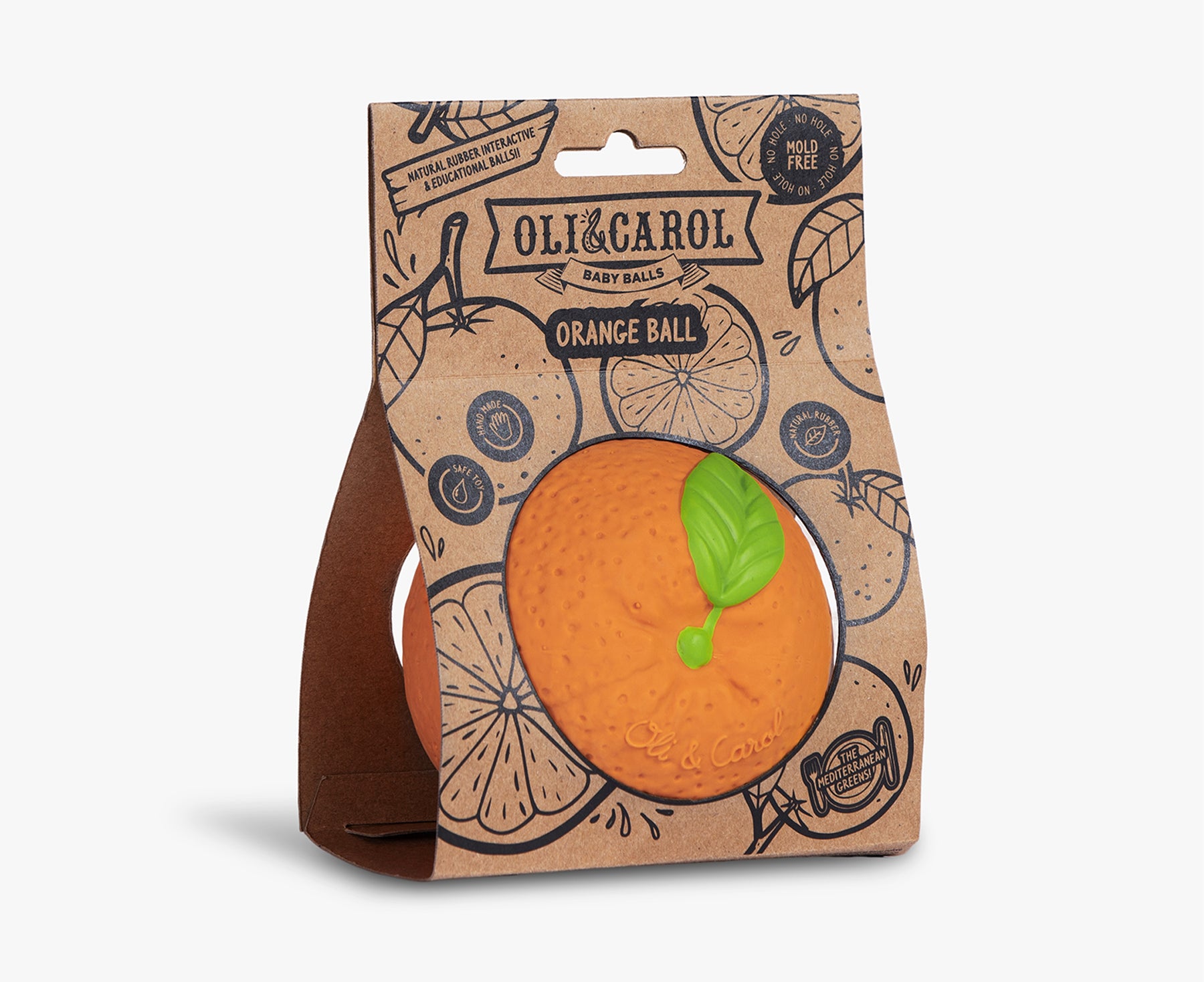 Baby Ball - Orange - by Oli & Carol