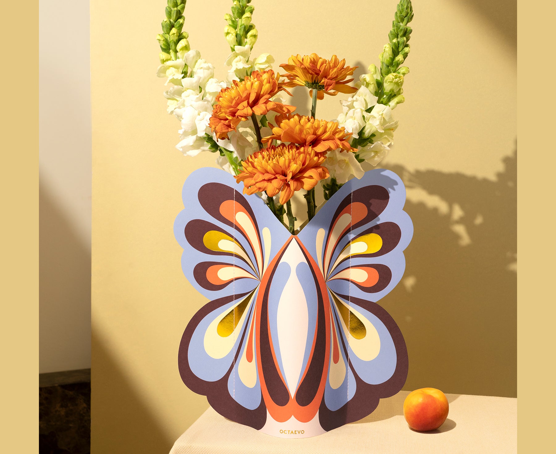 Paper Vase - Large Butterfly - by Octaevo