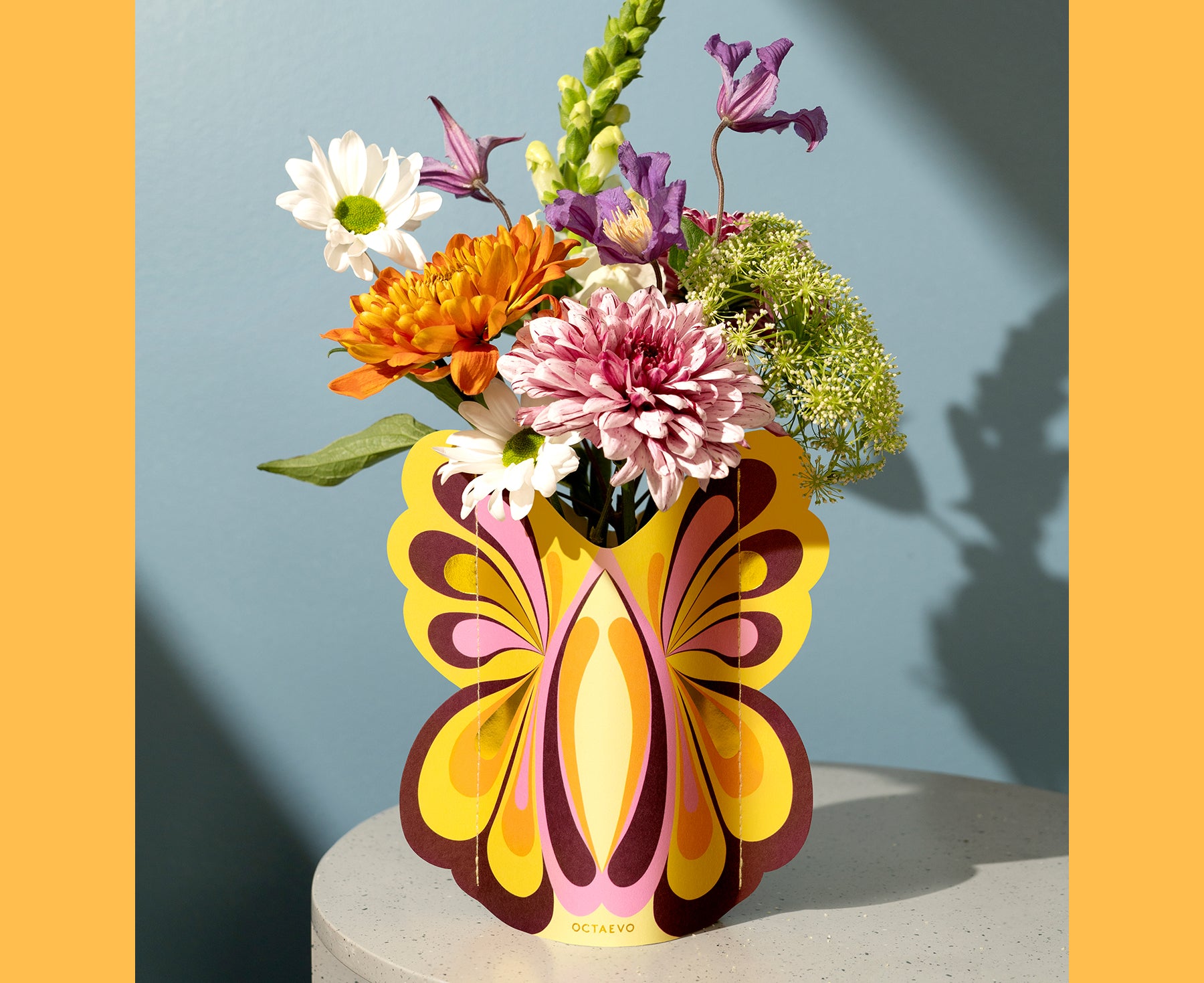 Paper Vase - Small Butterfly - by Octaevo