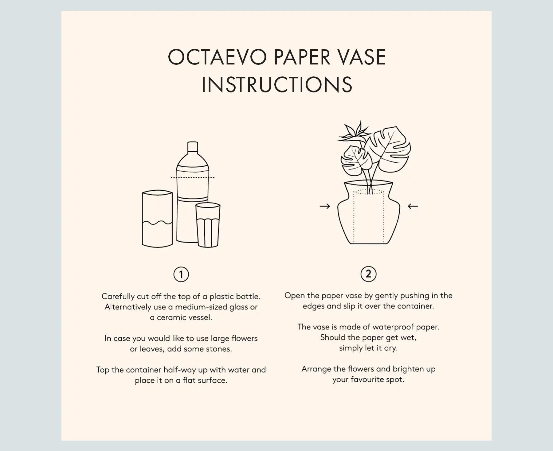 Paper Vase - pack - by Octaevo