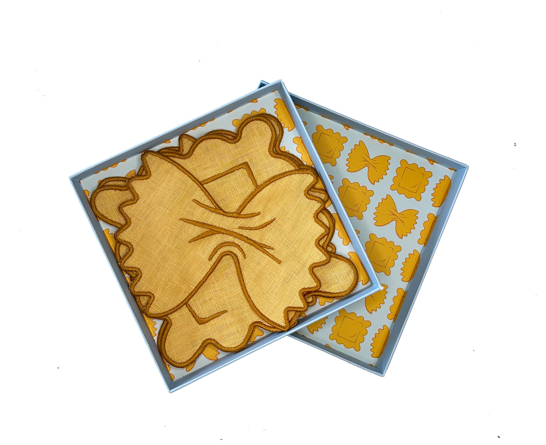 Cocktail Napkin Set - Pasta - by Piecework