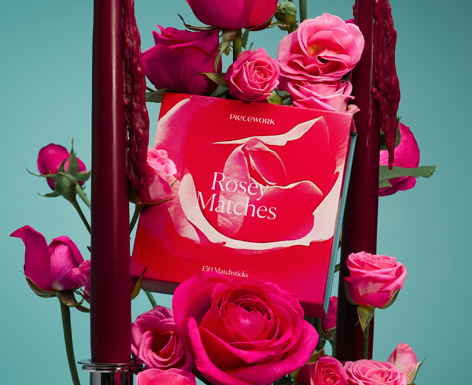 Square Matches - Rosey - by Piecework