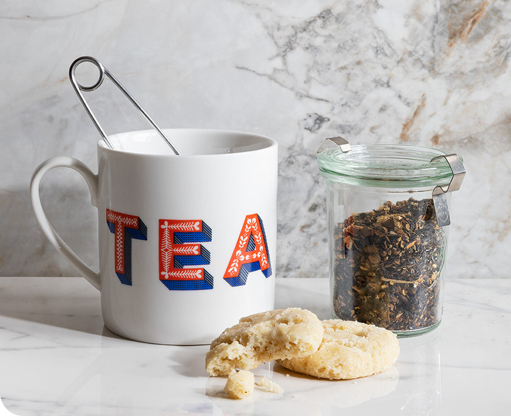 Word Porcelain Mug - Tea - by Jamida