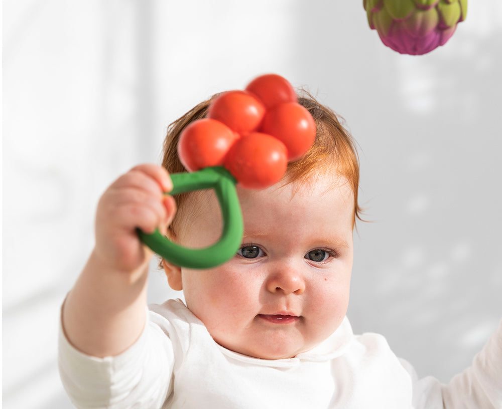 Tomatoes Chewable Rattle by Oli & Carol