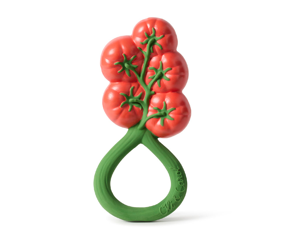 Tomatoes Chewable Rattle by Oli & Carol