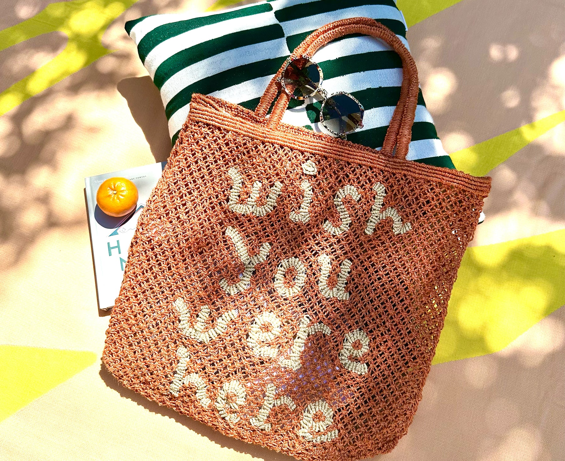 Jute Word Bag - Wish You Were Here - by The Jacksons