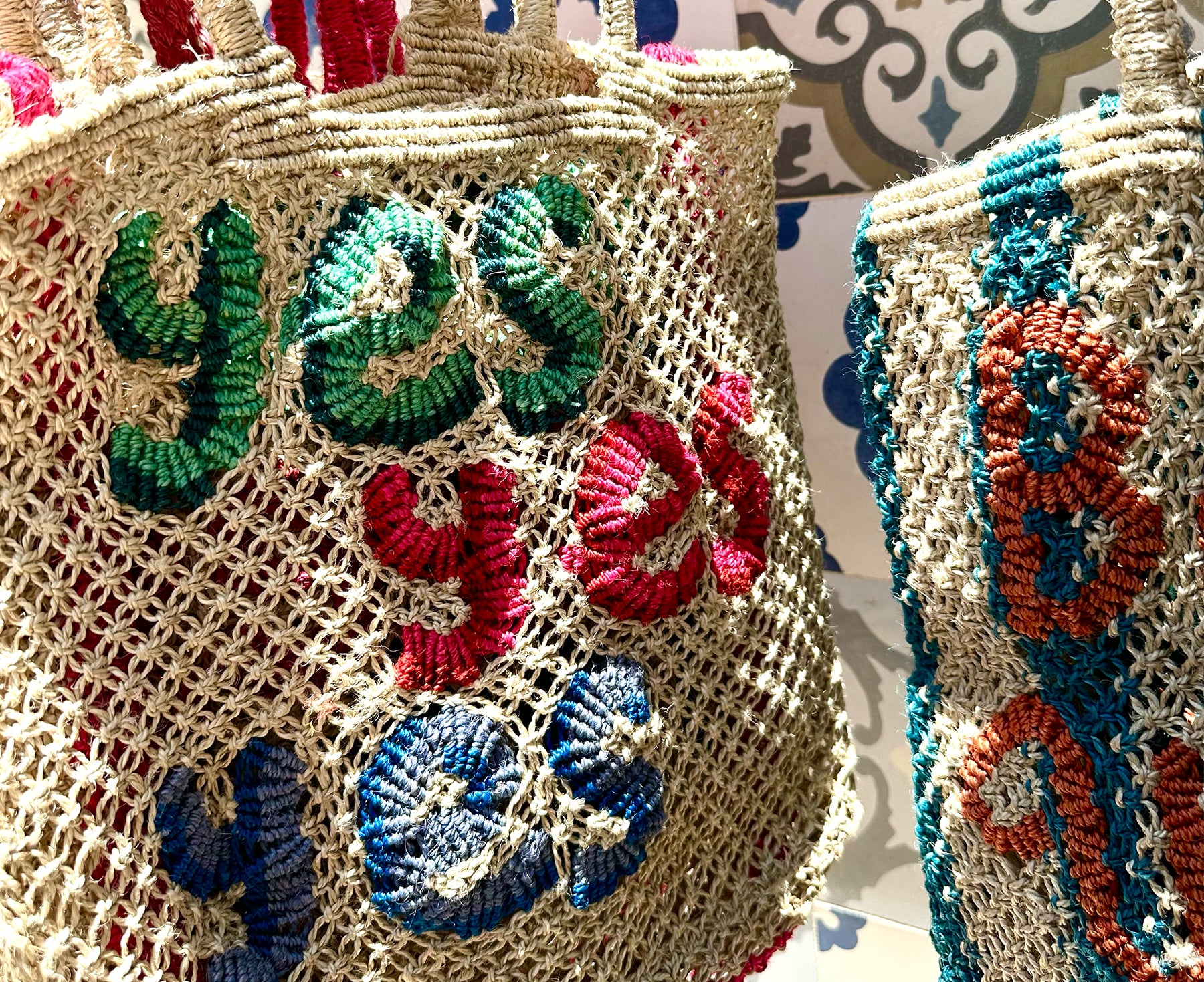 Jute Word Bag - Yes Yes Yes - by The Jacksons