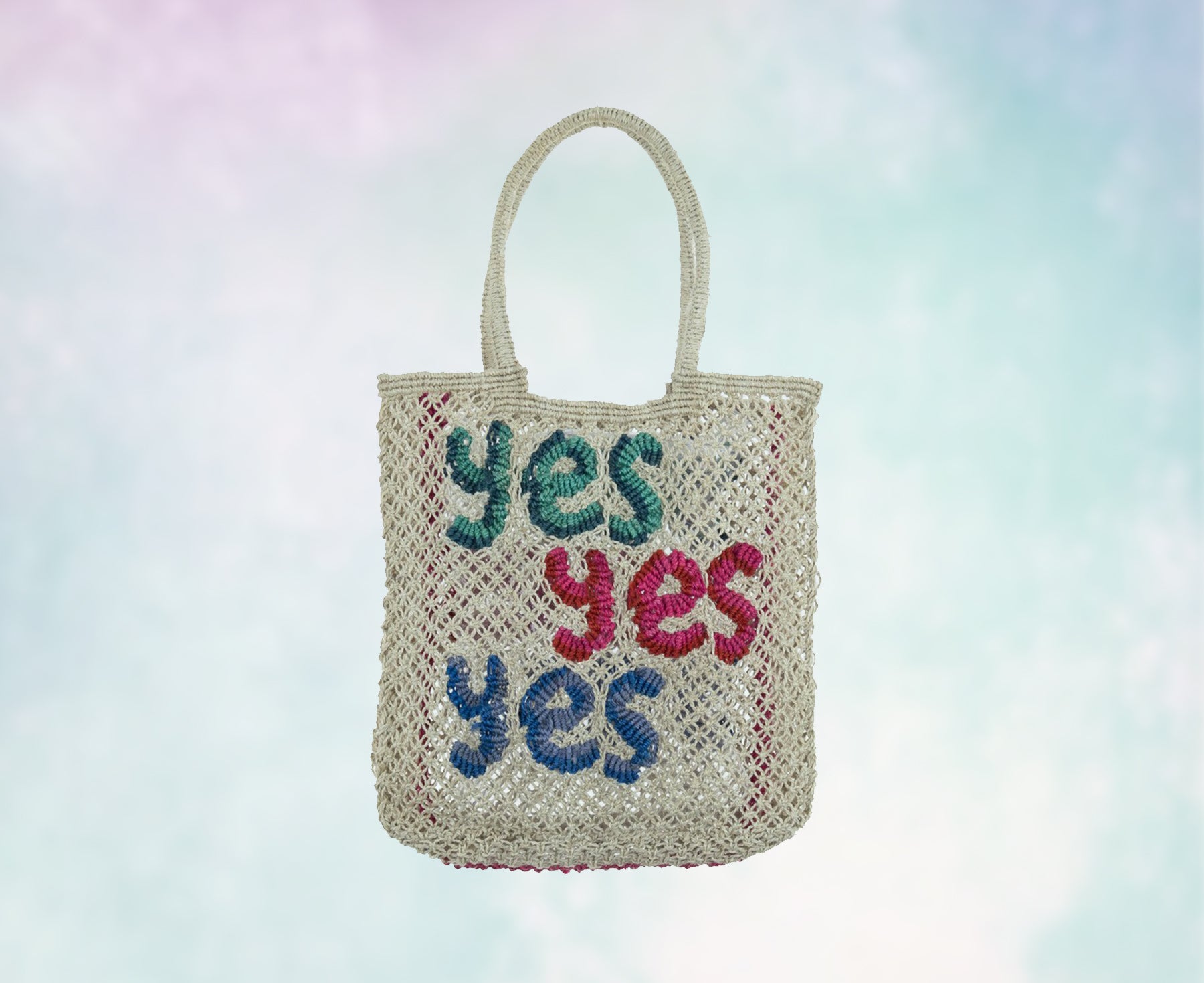 Jute Word Bag - Yes Yes Yes - by The Jacksons