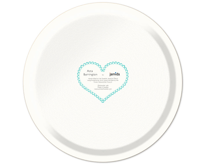 Word Round Tray - Cake - by Jamida