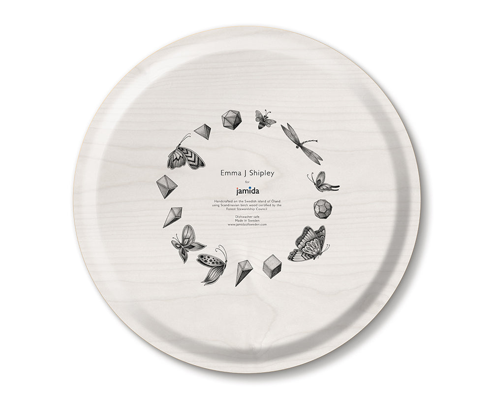 Lemur Round Tray by Jamida back
