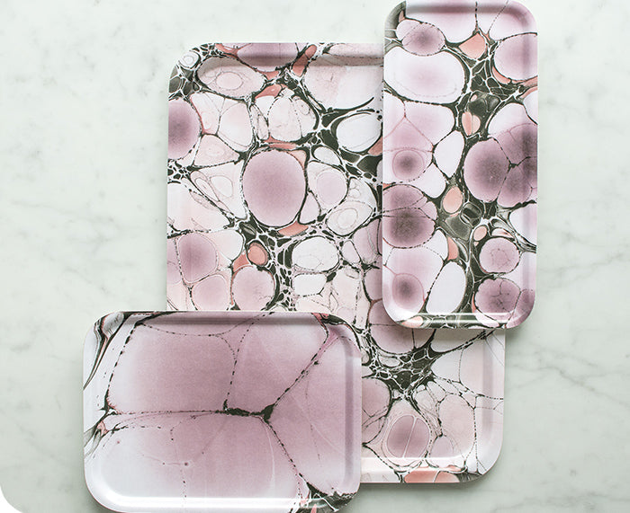 Magnolian Shades Rectangular Tray by Studio Formata