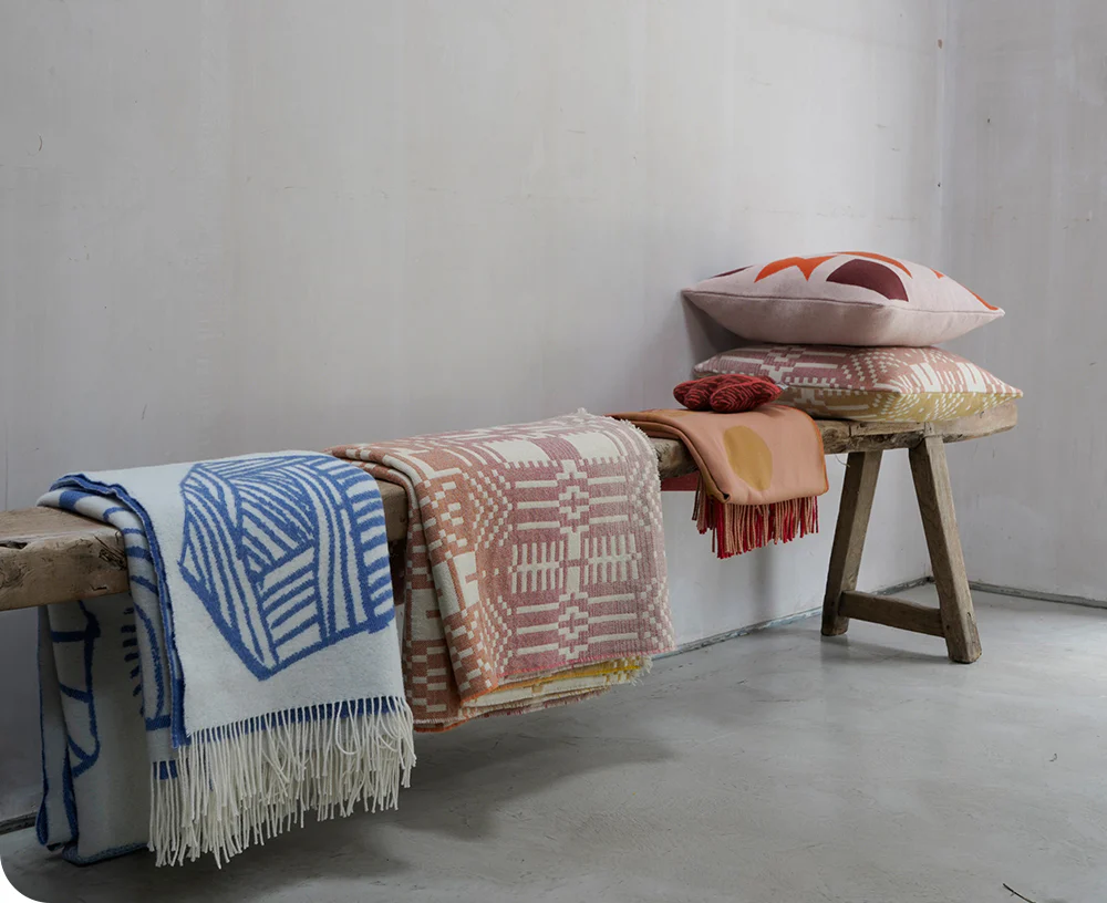 Here Comes the Sun Throw by Donna Wilson