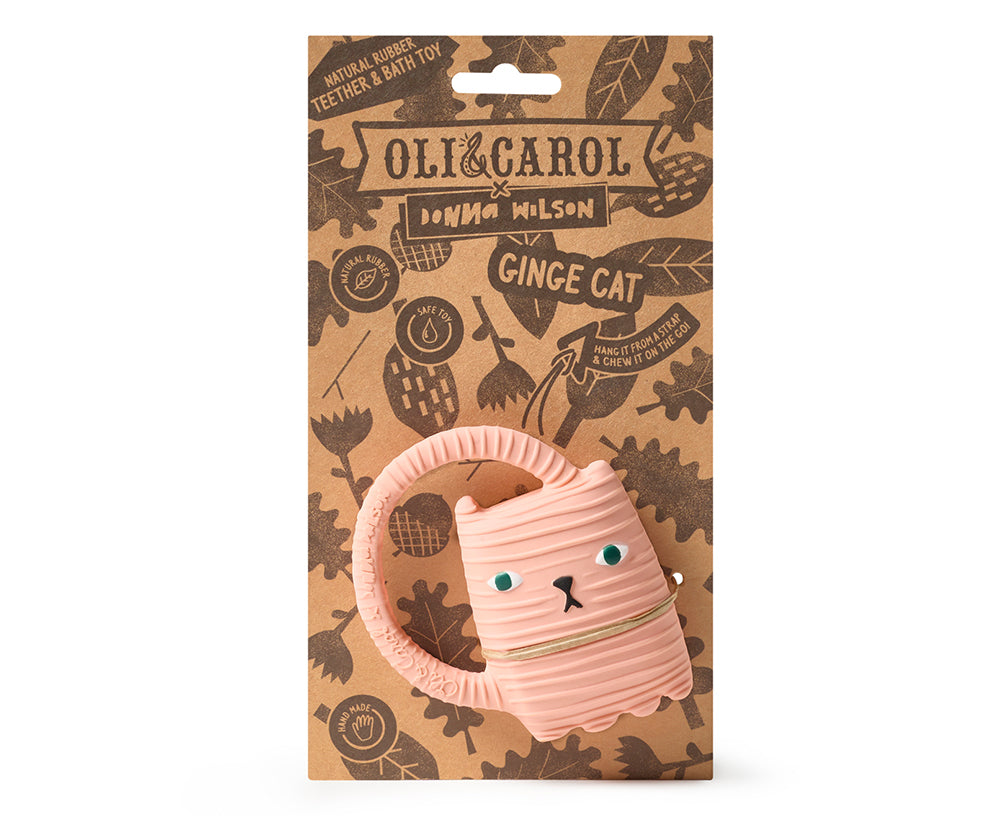 Ginge the Cat Chewable Toy by Donna Wilson X Oli & Carol