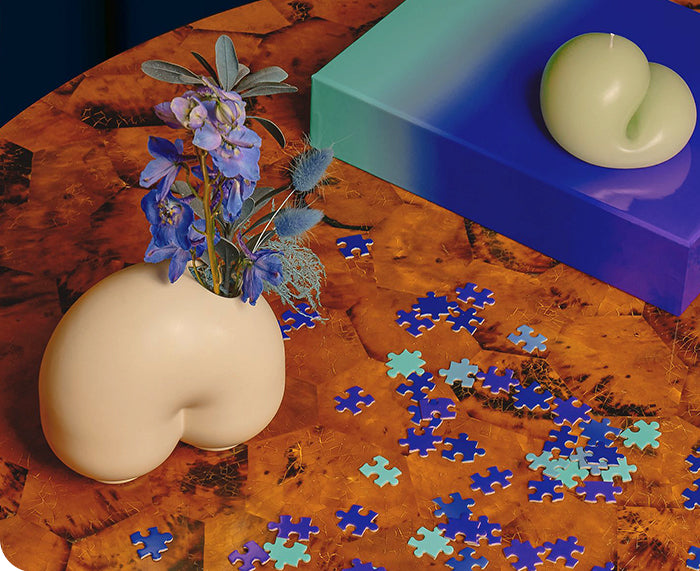 Gradient Puzzle - Large in Purple and Teal - by Areaware