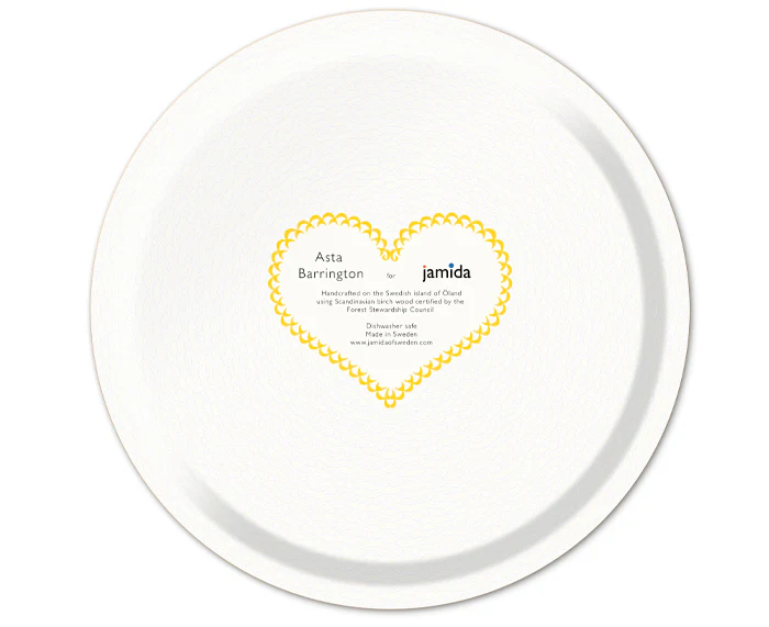 Word Round Tray - You & Me - by Jamida