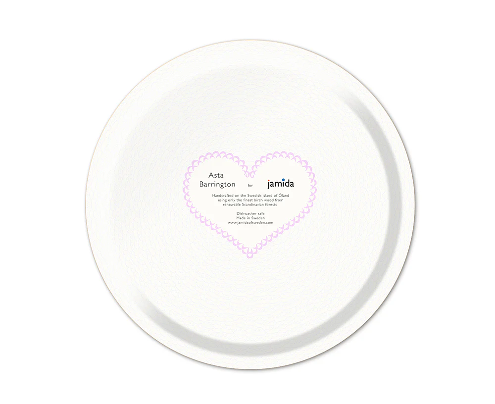 Word Round Tray - Hot Chocolate - by Jamida