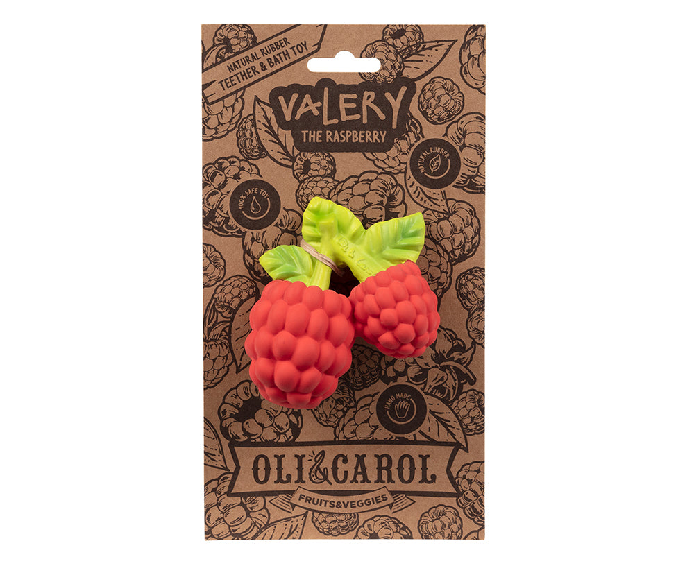 Valery Raspberry Chewable Toy by Oli & Carol