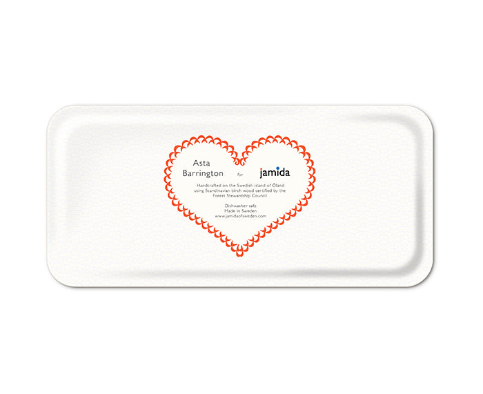 Word Rectangular Tray - Juice - by Jamida