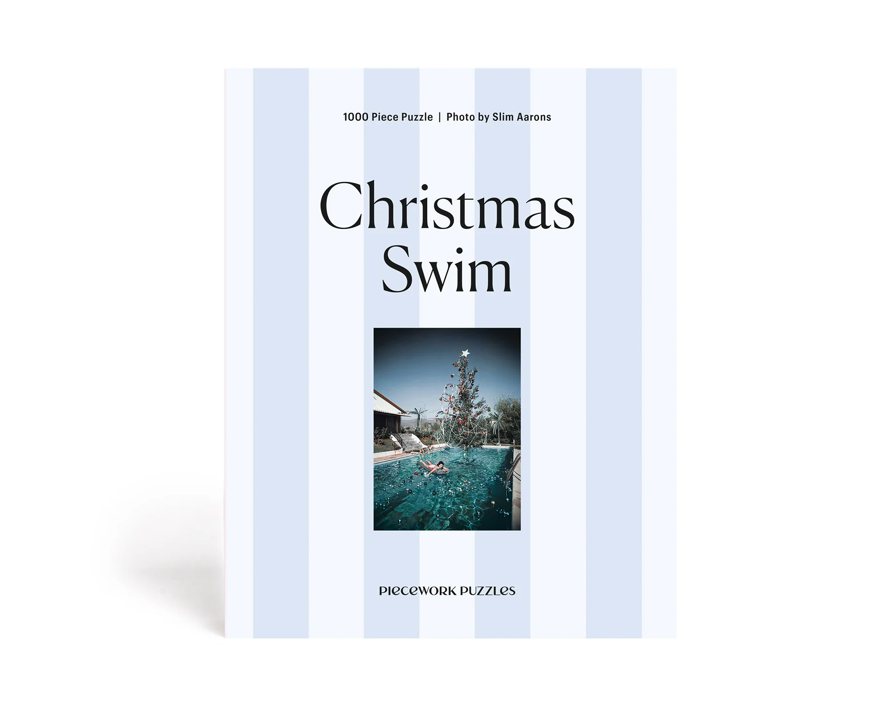 1000-Piece Puzzle - Christmas Swim - by Piecework