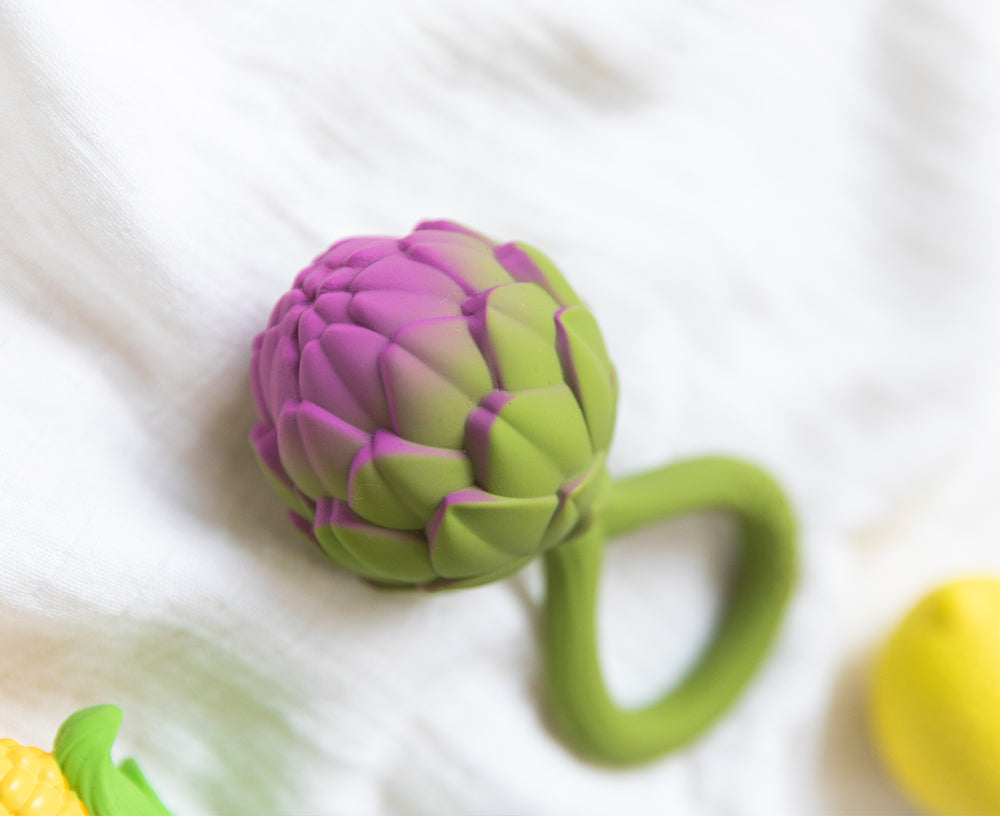 Artichoke Chewable Rattle by Oli &amp; Carol