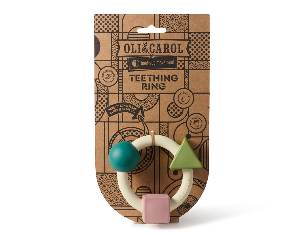 Bauhaus Chewable Toy in Pastel Colors by Oli &amp; Carol