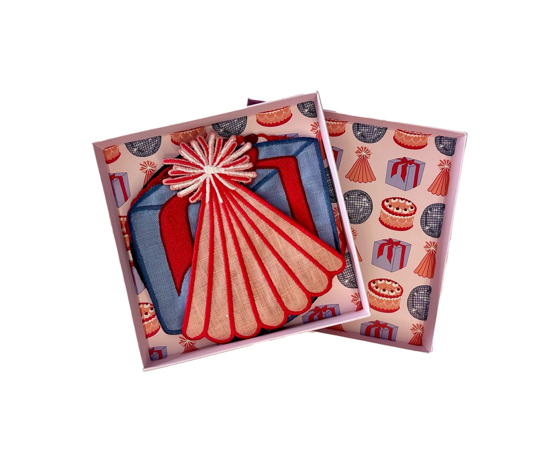 Cocktail Napkin Set - Birthday - by Piecework