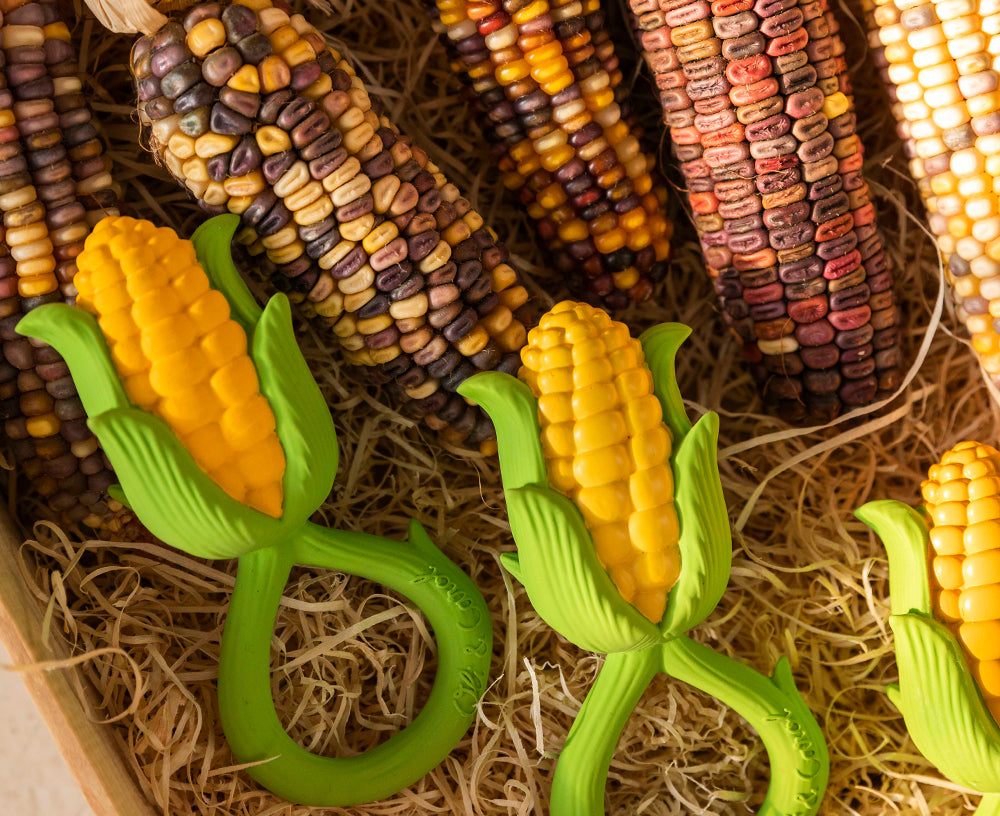 Corn Chewable Rattle by Oli &amp; Carol