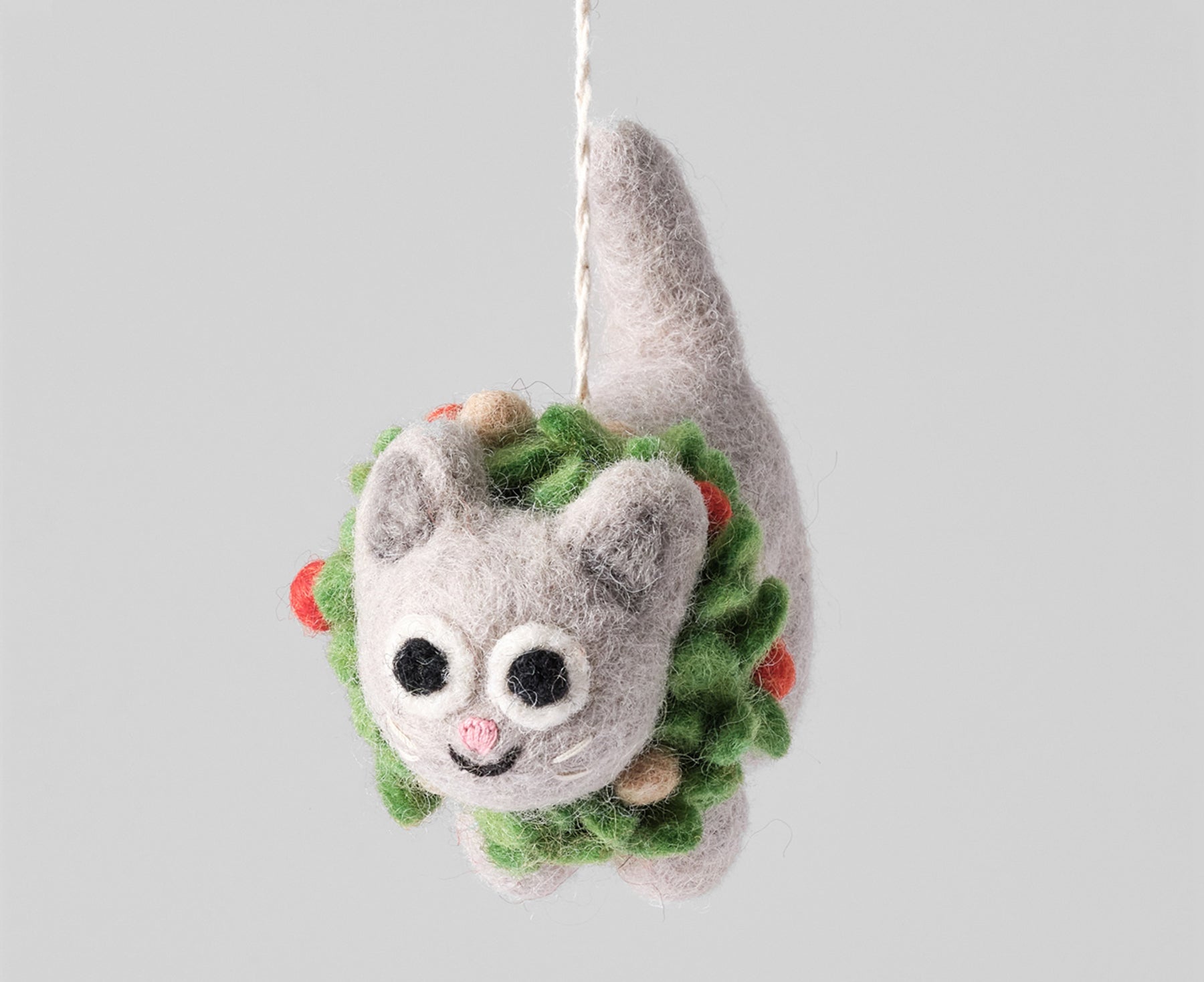 Hanging Felt Ornament - Ernest - by Wrap